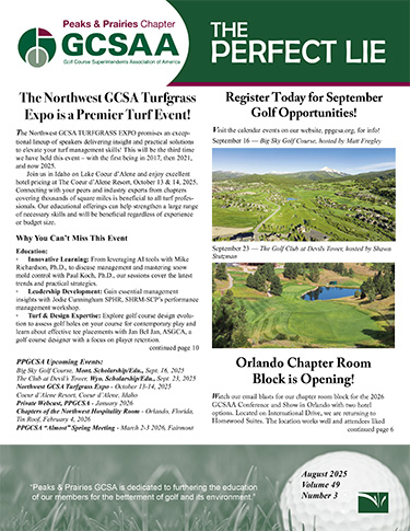 Newsletter Perfect Lie Aug 2025 thumbnail image